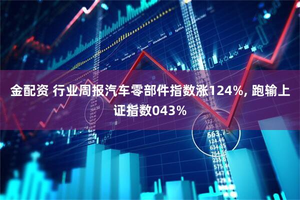 金配资 行业周报汽车零部件指数涨124%, 跑输上证指数043%